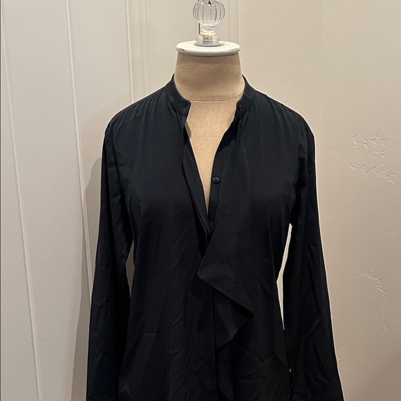 Boss Hugo Boss Dark Forrest Green/Blue Women's Button-up Top - Picture 2 of 9